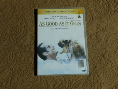 DVD film MAI BINE NU SE POATE/As good as it gets/2 premii Oscar/film colectie foto