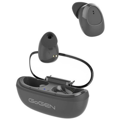 Casti GoGEN, 3 mW, 250 mAh, True Wireless Stereo, Bluetooth 5.0, microfon incorporat, raza actiune 10 m, Negru foto