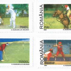 Romania, LP 1588/2002, Sporturi cu crose, MNH