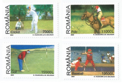 Romania, LP 1588/2002, Sporturi cu crose, MNH foto