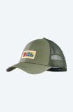 Fjallraven șapcă Vardag culoarea verde, cu imprimeu F78139