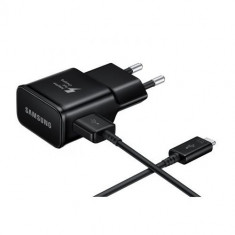 Incarcator retea Fast Charging Samsung EP-TA20EBE negru + cablu USB Type-C EP-DG950CBE foto