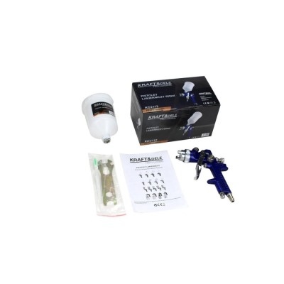 Pistol pentru vopsit pneumatic. duza 1.3mm, capacitate 600 ml, Kraft foto