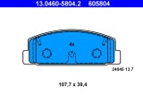 ATE 13.0460-5804.2 set placute frana,frana disc
