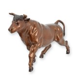 Taur-statueta din bronz masiv TBA-166
