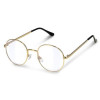 Ochelari fara prescriptie medicala Navaris pentru lumina albastra, Unisex, Gold, 48518.40, Barbati