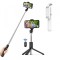 Selfie Stick Bluetooth Techsuit Q01, Universal, Alb