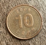 C50 - Moneda foarte veche - Coreea de Sud - 10 won - 2008