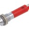 Lampa LED Roșie de Control 24VDC &Oslash;6mm Metal