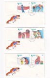 FILATELIE TEMATICA - LOT PLICURI CUBA TEMATICA SPORT FDC
