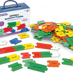 Set activitati educative - Puzzle cu propozitii (lb.engleza) PlayLearn Toys