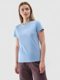 Tricou slim cu imprimeu pentru femei - albastru, 4F Sportswear