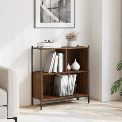 vidaXL Bibliotecă, stejar maro, 72x28x77,5 cm, lemn prelucrat 838882 foto