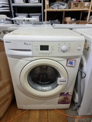 masina de spalat Beko WMF 76146, 1400 rpm, 6 kg, A+, LCD, Alb foto