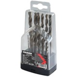 Raider 157104 - Set burghie metal HSS 1.5-6.5 mm tija cilindrica 13 bucati