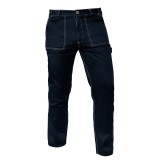 Pantaloni de lucru XXXL NEO Tools, albastru inchis, talie elastica