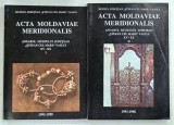 ACTA MOLDAVIAE MERIDIONALIS , ANUARUL MUZEULUI JUDETEAN '' STEFAN CEL MARE '' VASLUI XV - XX VOLUMELE I si II de IOAN MANCAS , 1985 - 1986