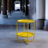 Masa tava Sandefjord din otel galben, 57,5 x 40 cm, [en.casa]