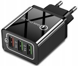 &Icirc;ncărcător Rapid Co2 3X Usb Pentru Telefon Samsung &Icirc;ncărcare Rapidă 3.0 18W