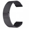 Curea metalica compatibila Huawei Watch GT 2 Pro, telescoape Quick Release, Milanese Loop, Negru, Very Dream