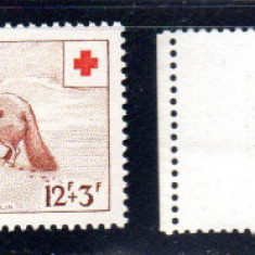 ALGERIA 1957, Fauna, Crucea rosie, serie neuzată, MNH