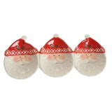 Platou ceramic cu Mos Craciun 30 cm