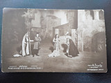 Carte postala, scena din piesa Viforul, inceput de secol XX