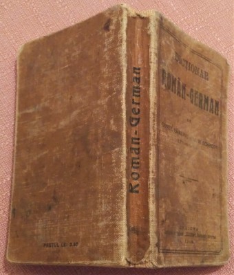 Dictionar Roman-German. Editiune scolara, 1914 - Const. Saineanu, M.W. Schroff foto