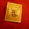 Timbru Algeria 1931 - val.10C supratipar pe 30C , sarniera
