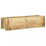 VidaXL Strat &icirc;nălțat legume grădină, 120 cm, lemn de pin tratat