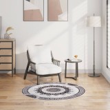 vidaXL Covor lavabil, multicolor, &phi;120 cm, antiderapant