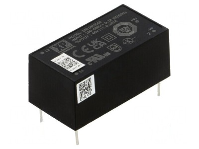 Convertor AC/DC 5W Uieş 48VDC Iieş 105mA OUT 1 85% EHL THT foto