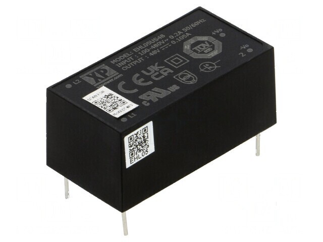 Convertor AC/DC 5W Uieş 48VDC Iieş 105mA OUT 1 85% EHL THT