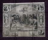 ANTIMIS vechi romanesc stare buna icoana panza