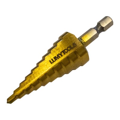 Burghiu pentru metal, in 10 trepte, Lumytools LT21844, 4 - 22 mm foto