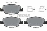 Set placute frana disc Toyota Auris, Corolla Motor 1.2, 1.2, 1.2, 1.3, 1.3, 1.3, 1.33, 45.9x102.2x16mm, OE 0446602170