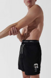 Karl Lagerfeld pantaloni scurti de baie culoarea negru