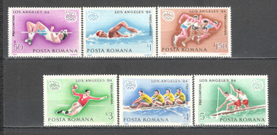 Romania.1984 Olimpiada de vara LOS ANGELES ZR.731 foto