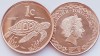 01B12 Tokelau 1 cent 2017 Elizabeth II (4th portrait) - Turtle km 120 UNC, Australia si Oceania