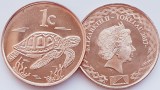 01B12 Tokelau 1 cent 2017 Elizabeth II (4th portrait) - Turtle km 120 UNC, Australia si Oceania