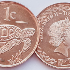 01B12 Tokelau 1 cent 2017 Elizabeth II (4th portrait) - Turtle km 120 UNC