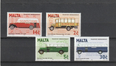 Transport mecanizat ,autobuze,Malta. foto