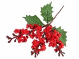 Cumpara ieftin Set 12 crengute Craciun Ilex 21 cm