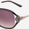 Ochelari de soare GUESS pe lila / negru toc piele si laveta incluse