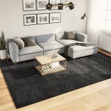 vidaXL Covor pufos &quot;PAMPLONA&quot; fire &icirc;nalte antracit modern 240x340 cm