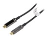 Cablu optic USB 3.1 USB C mufă, 10m negru - DIGITUS
