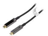 Cablu optic USB 3.1 USB C mufă, 10m negru - DIGITUS