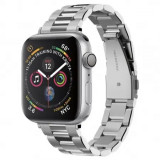 Cumpara ieftin Curea Ceas Apple Watch 1 2 3 4 5 6 7 8 SE (38 40 41mm) Spigen Modern Fit Silver