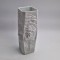vaza portelan biscuit KAISER Germania OP Art detaliu relief fosile structural MCM anii &#039; 70s seria Ammonite