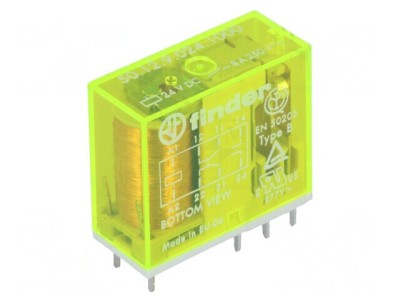 Releu Electromagnetic DPDT 24VDC 15A foto